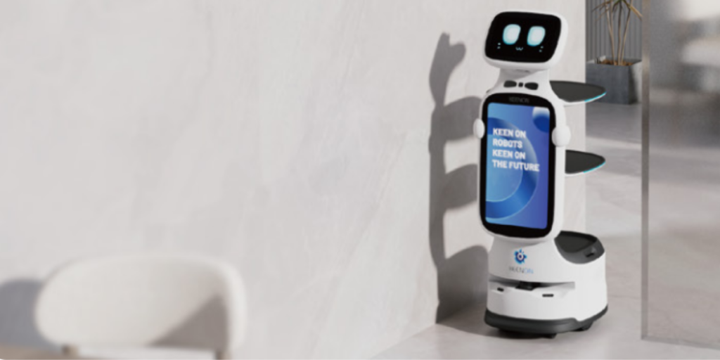 robot de entrega para hoteles
 robot servicio habitaciones · robot hotelero autónomo · automatización servicio hotelero · robot entrega comida hotel
